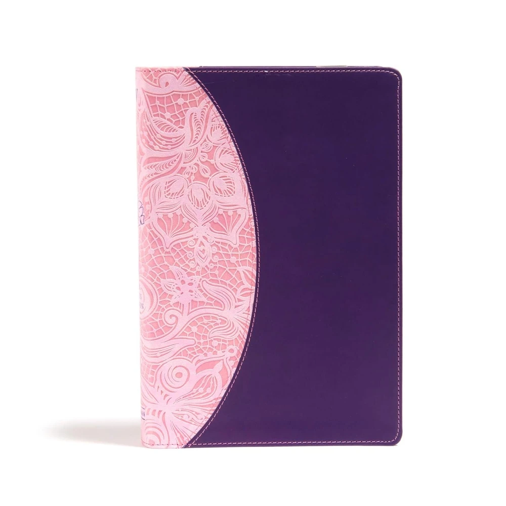 KJV One Big Story Bible (LeatherTouch, Pink/Purple) - Bulk Case of 18