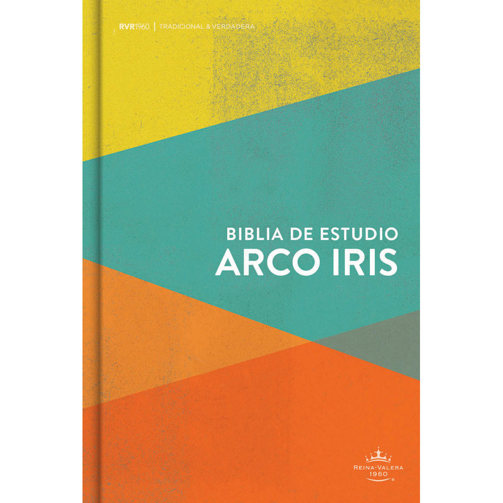 RVR 1960 Biblia de Estudio Arco Iris, multicolor tapa dura