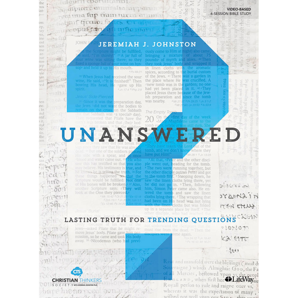 Unanswered - Personal Bible Study Book