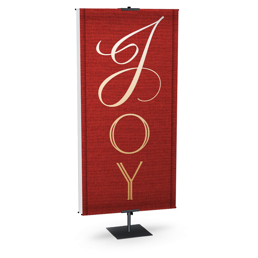 Church Banner - Christmas - Long Expected Jesus - Joy