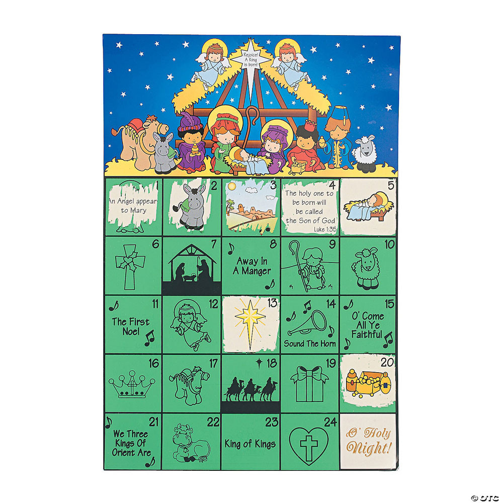 Scratch and Reveal Advent Calendars (Pack of 12)
