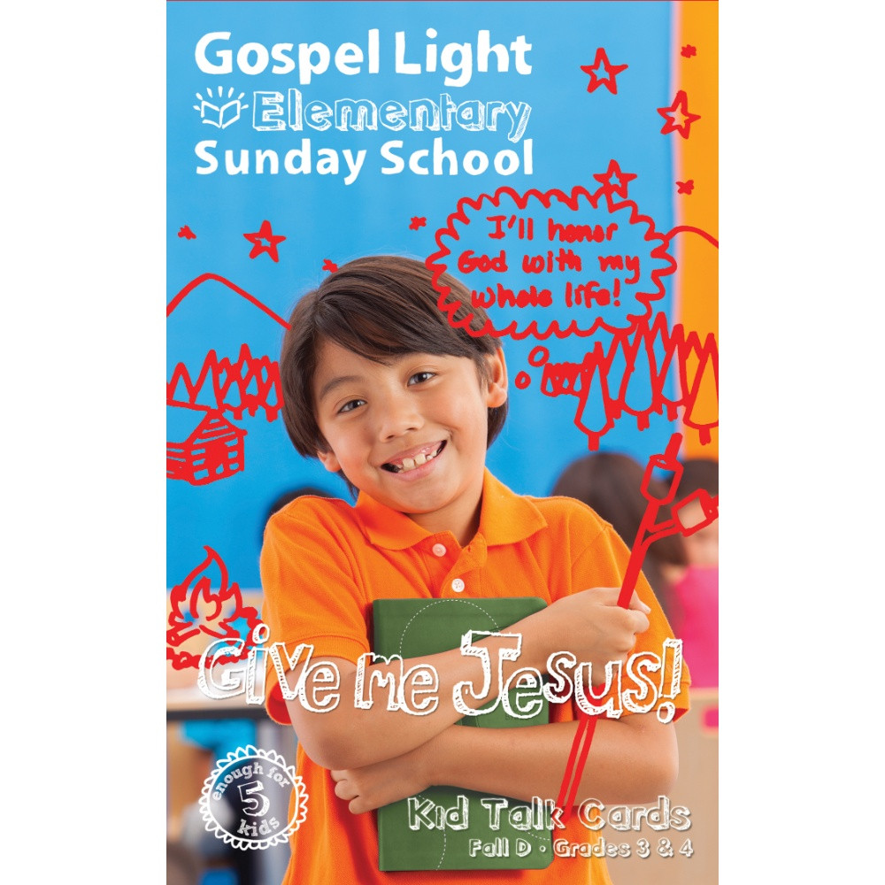 Upper Elementary (Grades 3-4) Kid Talk Cards (5 Students) - Gospel Light - Fall D