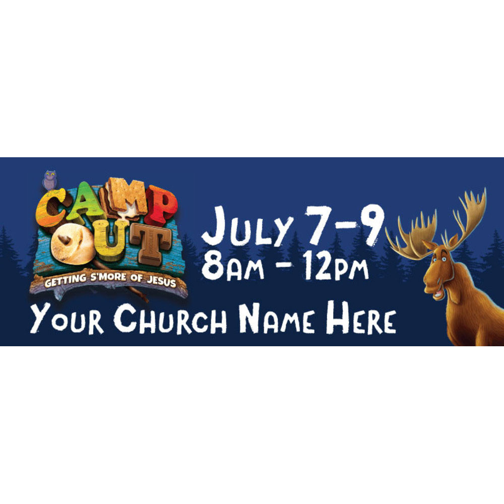 Camp VBS - Custom Outdoor Vinyl Banner for VBS 2017