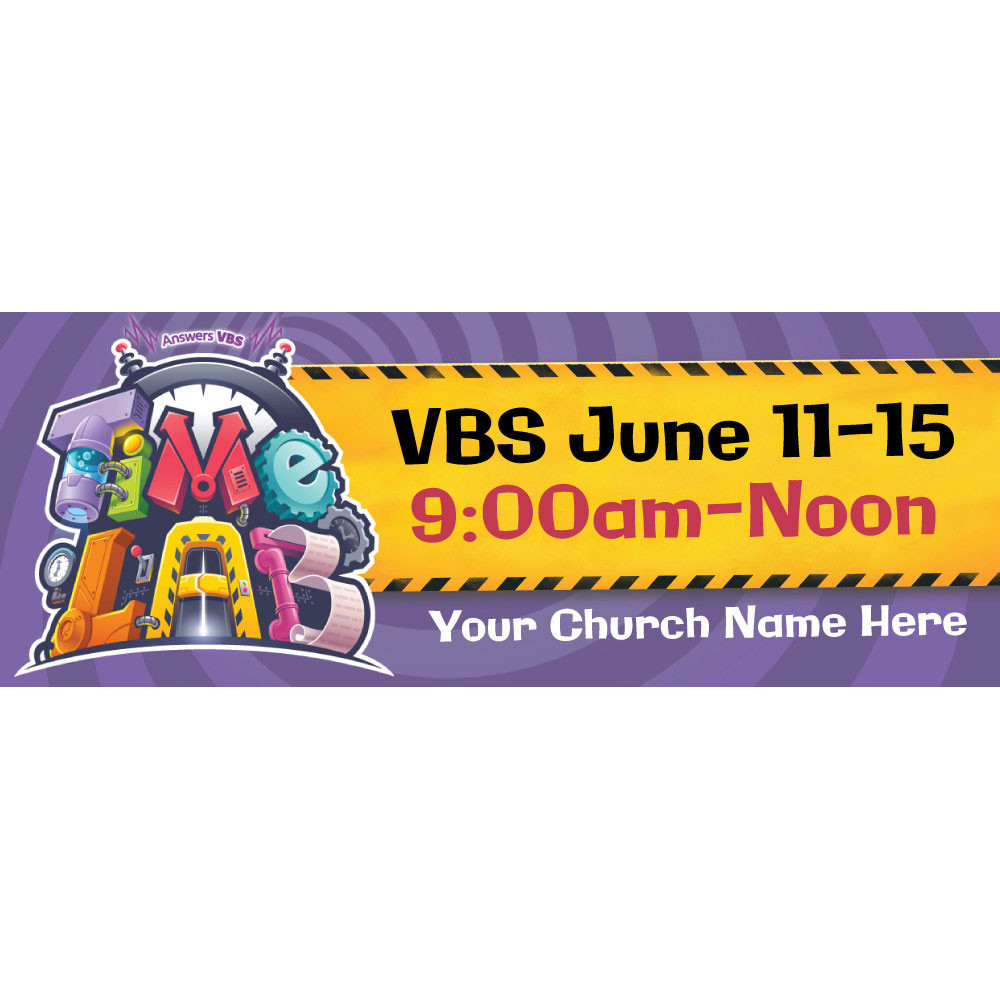 Science VBS - Custom Outdoor Vinyl Banner for VBS 2018