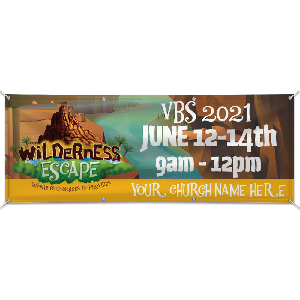 Wilderness Escape VBS - Custom Outdoor Vinyl Banner