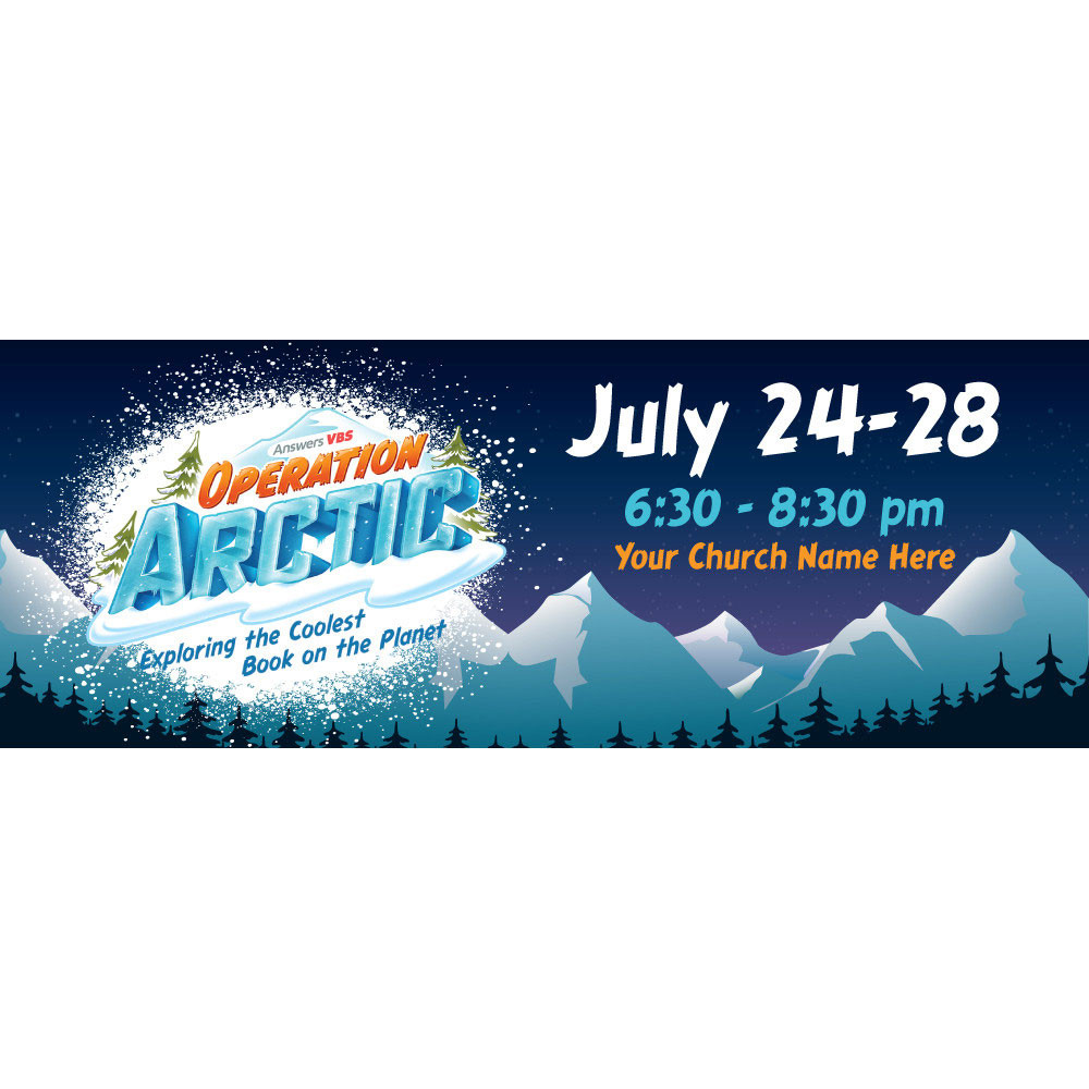 Arctic VBS - Custom Outdoor Vinyl Banner for VBS 2017 -  B71018