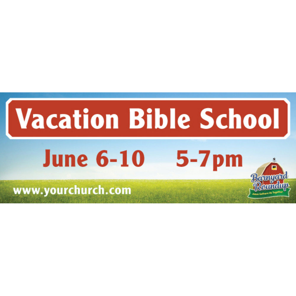 Farm VBS - Custom Outdoor Vinyl Banner for VBS 2016 -  B62016