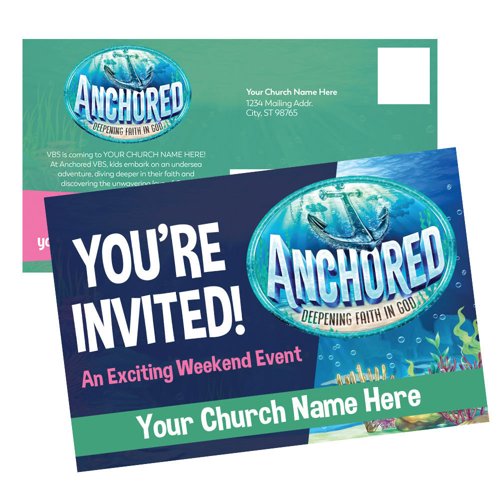 Customizable VBS Postcards - Anchored -  PC90539