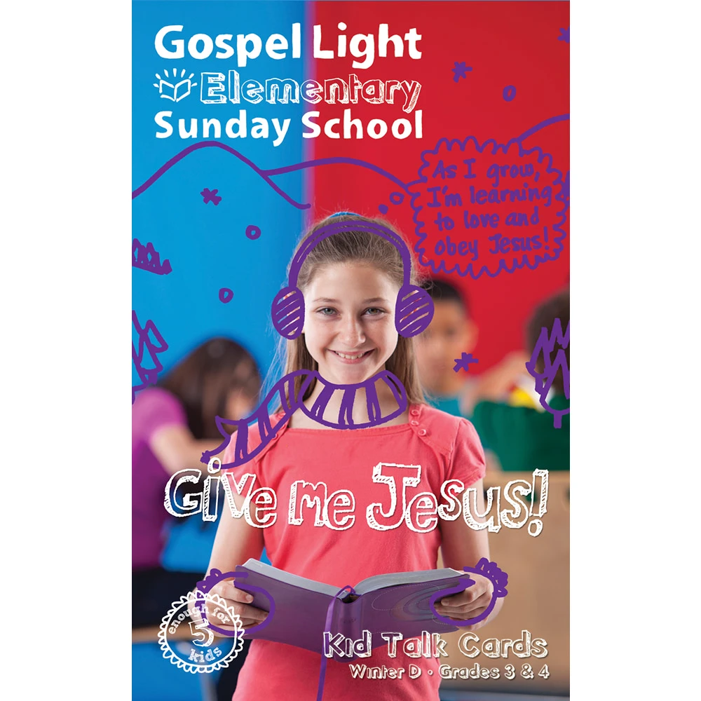 Upper Elementary (Grades 3-4) Kid Talk Cards (5 Students) - Gospel Light - Winter D