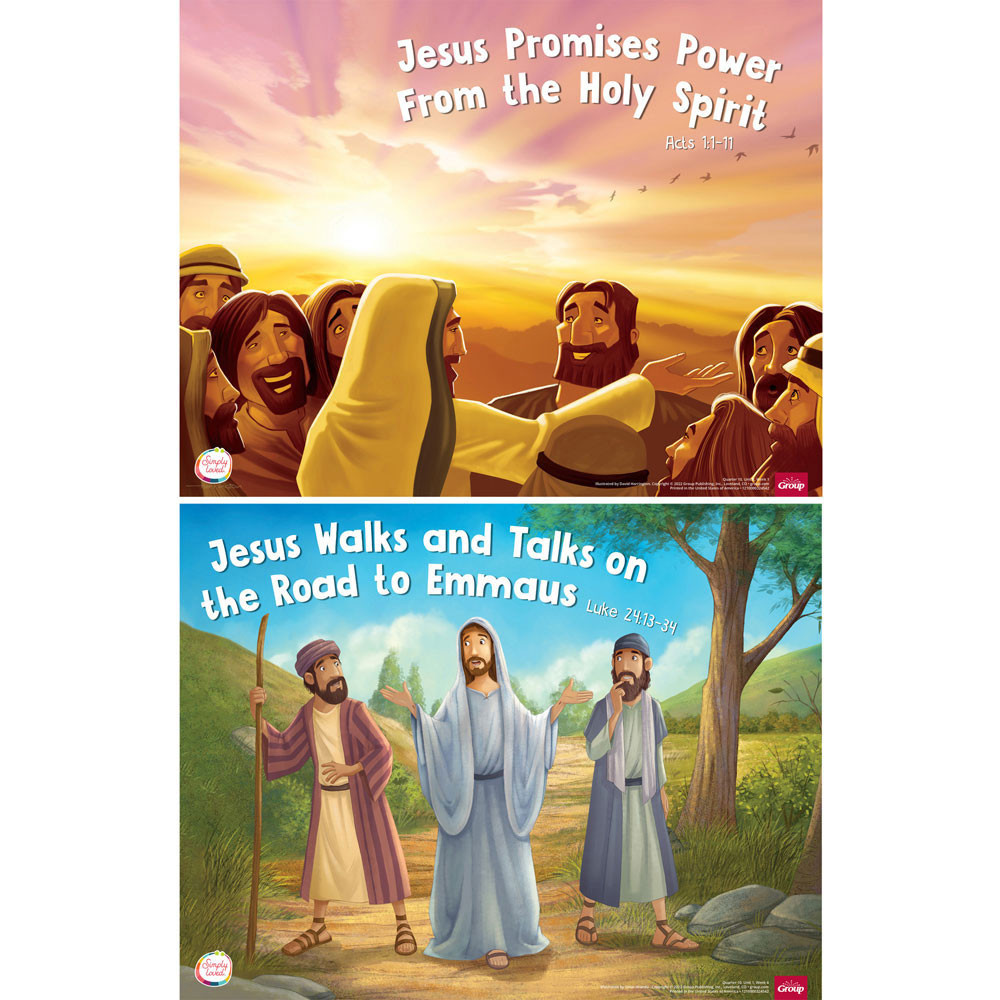 Simply Loved Bible Story Poster Pack (12 Posters) - Quarter 10