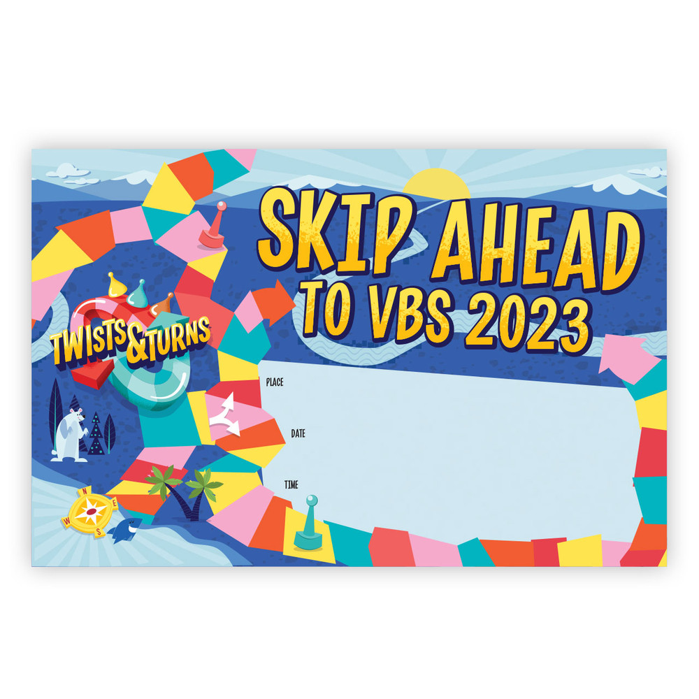 Window Signs - Pack of 5 - Twists & Turns VBS 2023 by Lifeway