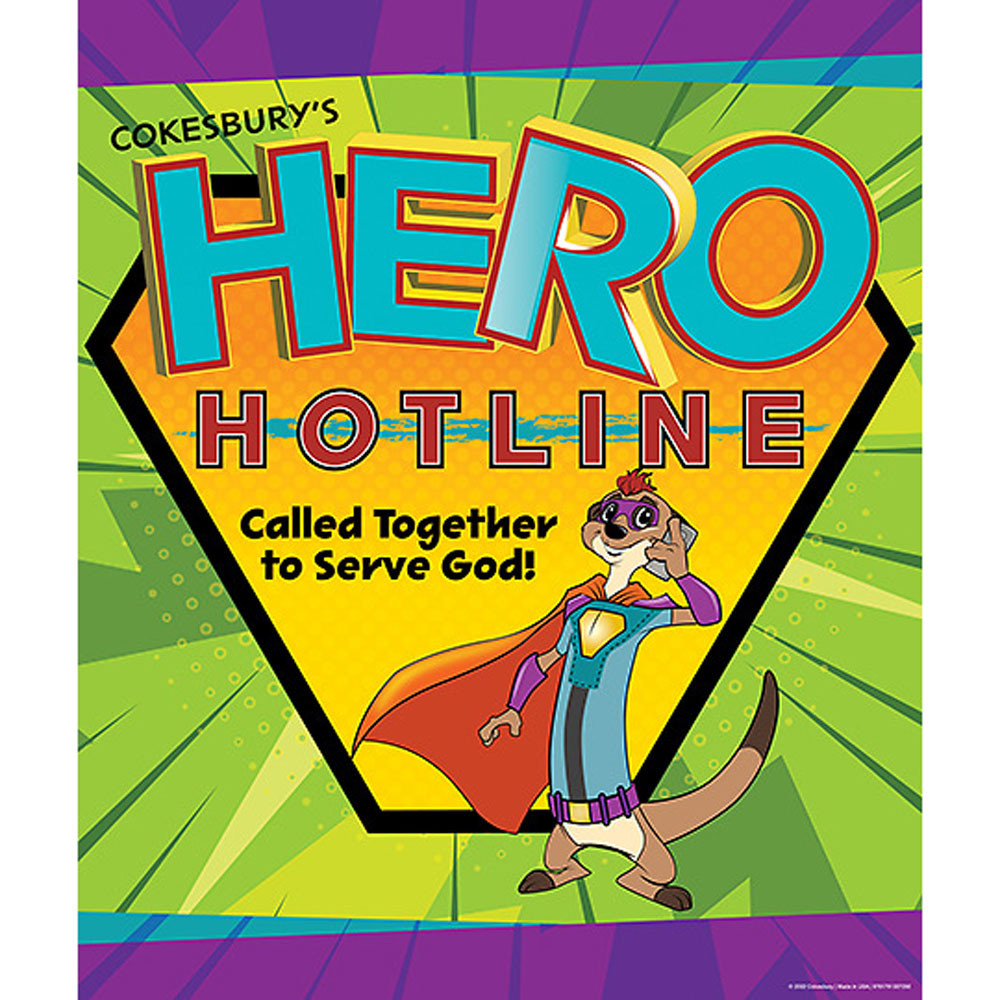 Large Logo Poster - Hero Hotline VBS 2023 by Cokesbury