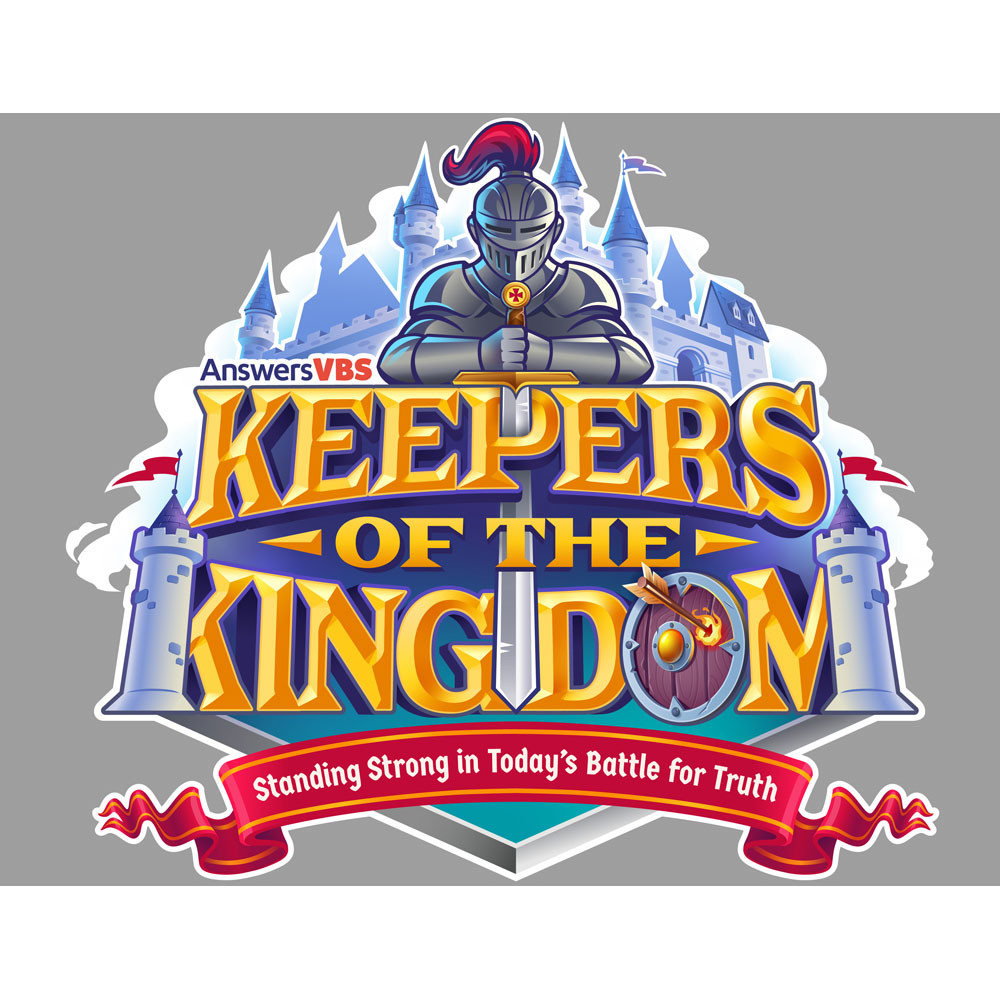 Color Iron-on Logo - Pack of 10 - Keepers of the Kingdom VBS 2023