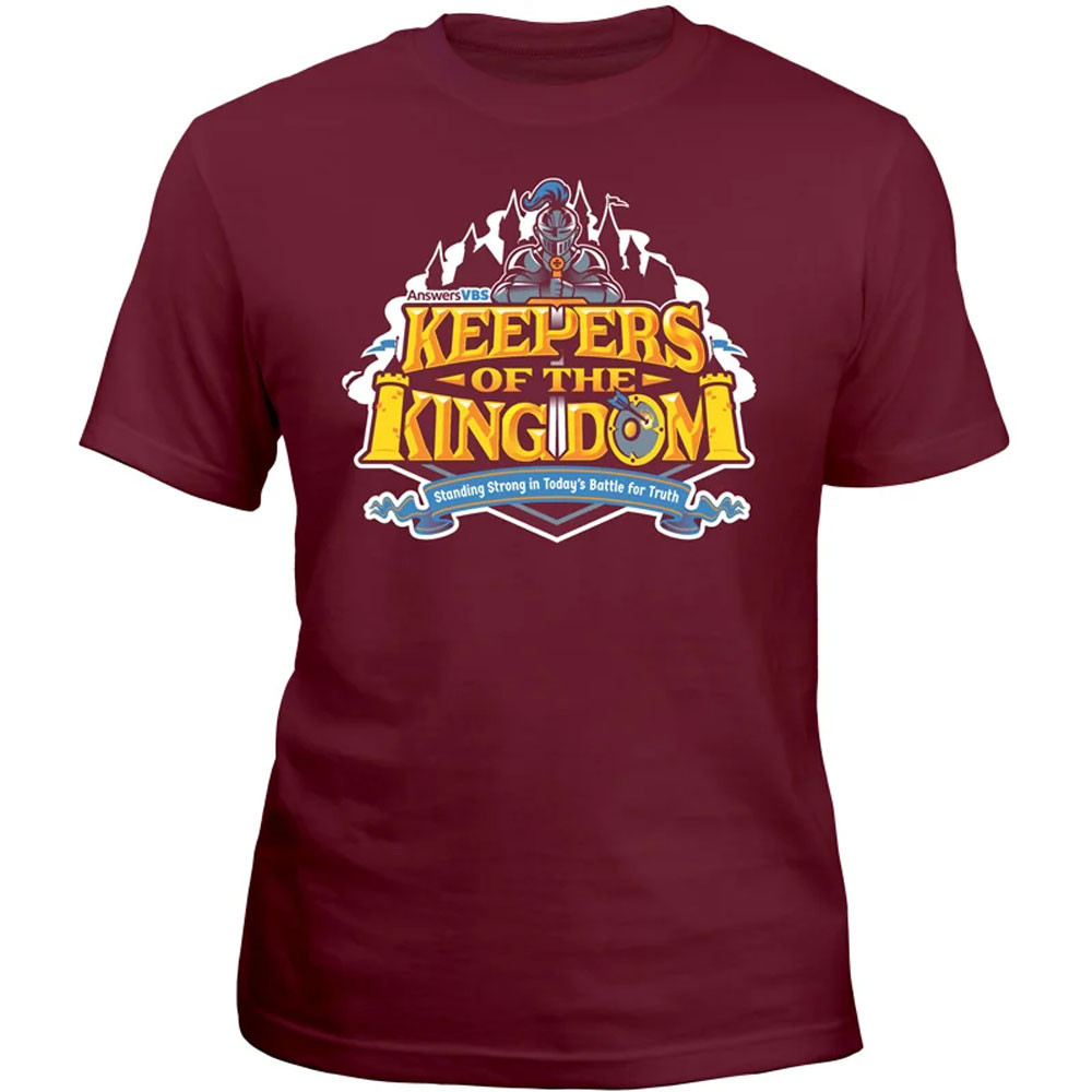 Maroon Everyone T-Shirt Adult L - Keepers of the Kingdom VBS 2023