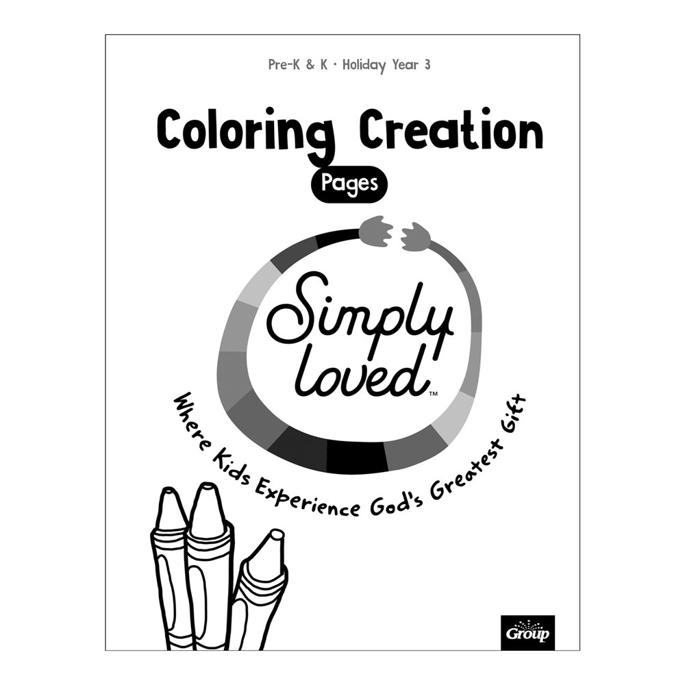 Simply Loved Pre-K & K Holiday Coloring Creations - Year 3