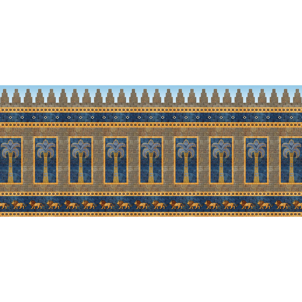 Babylonian Brick Wall Hanging - 20' x 9' - Babylon VBS 2023
