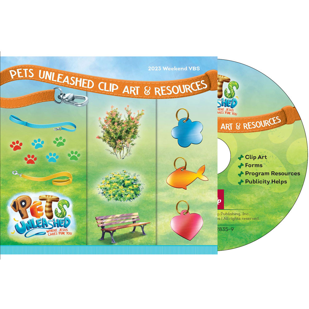 Clip Art & Resources CD - Pets Unleashed Weekend VBS 2023