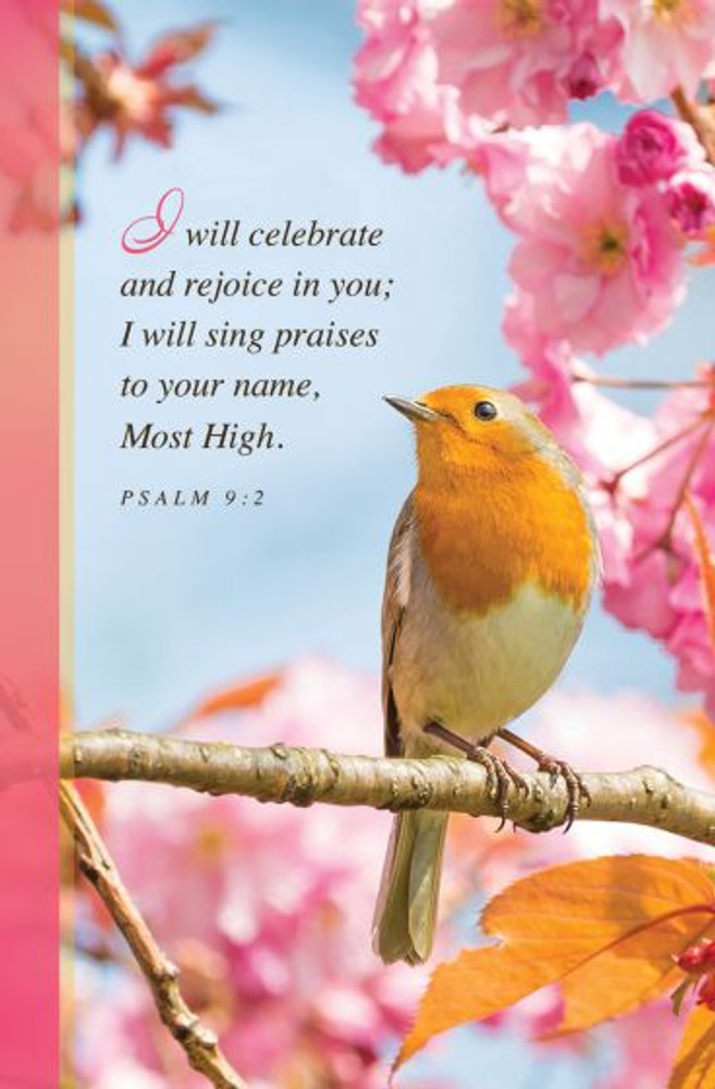 Church Bulletin - 11" - General - I will celebrate and rejoice in you... - Psalm 9:2 - Pack of 100