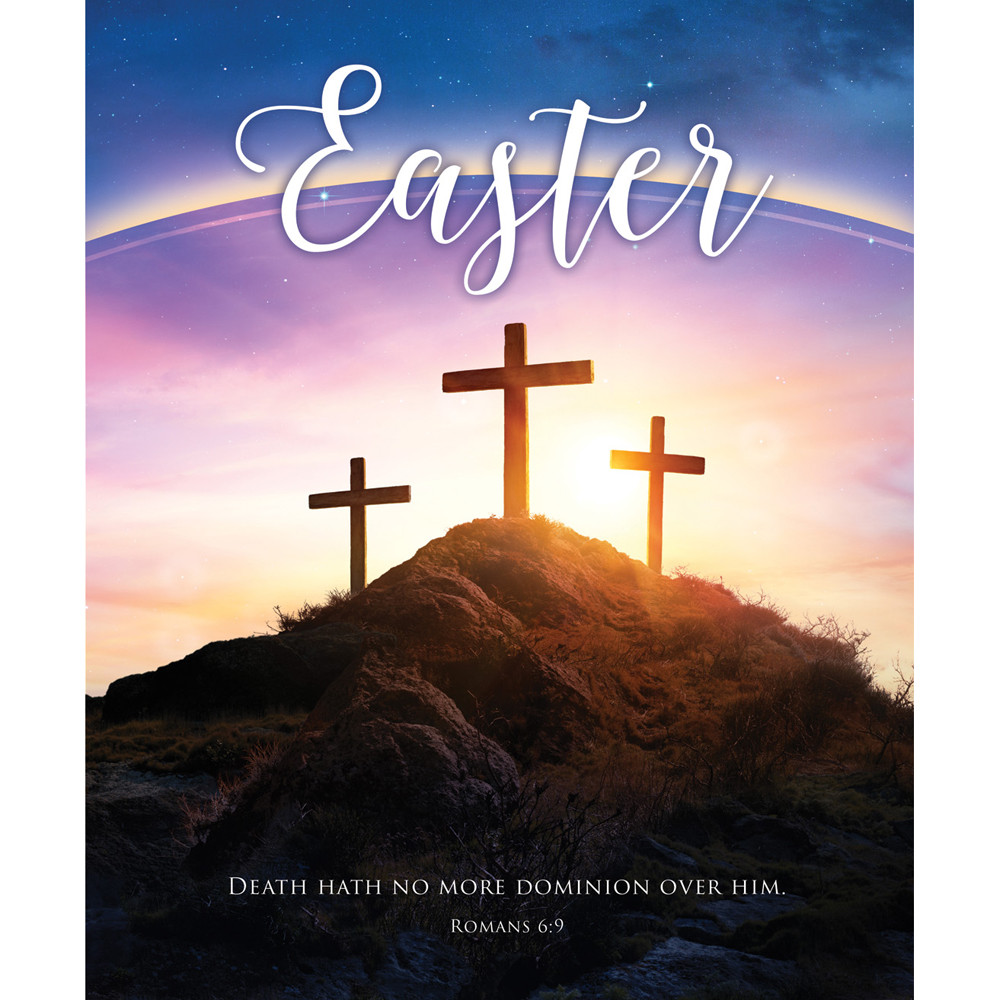 Church Bulletin - 14" - Easter - Sunrise - Romans 6:9 (KJV)
