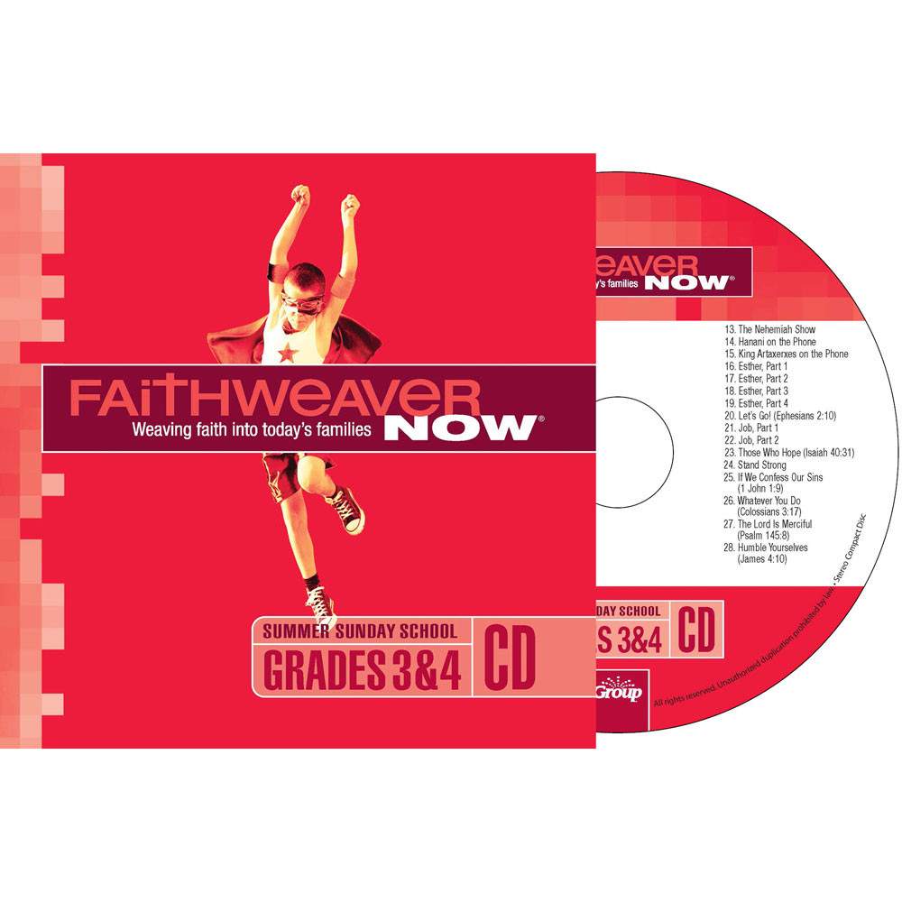 FaithWeaver NOW Grades 3&4 CD - Summer 2023