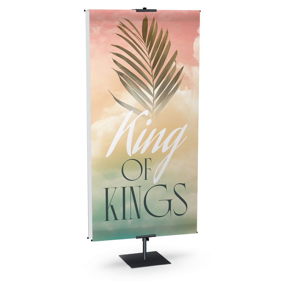 Church Banner - King Of Kings - Bright Sky Easter