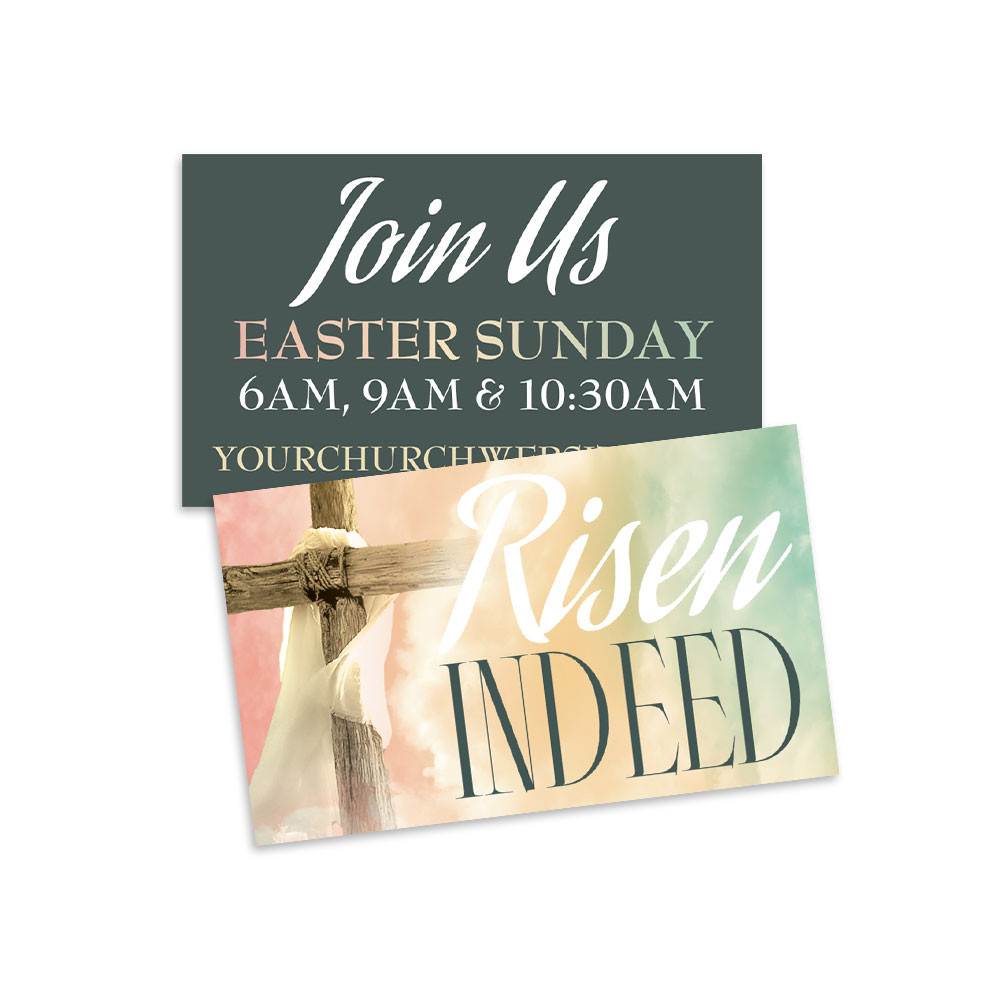 Customizable Easter Invite Cards - Bright Sky Easter - 2x3.5 Printed Size