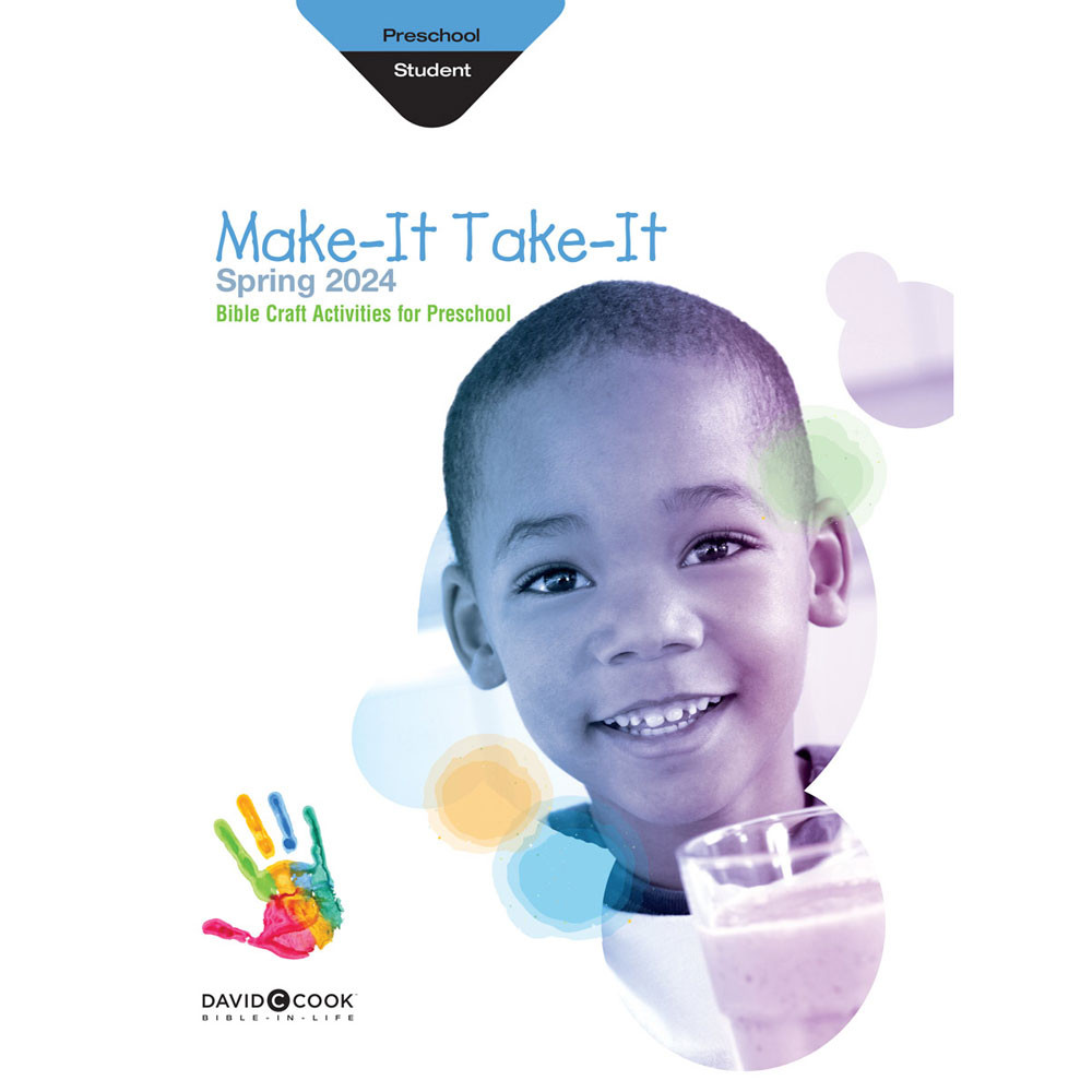Preschool (Ages 3-4) - Make-It/Take-It (Craft Book) - Bible-in-Life - Spring 2024