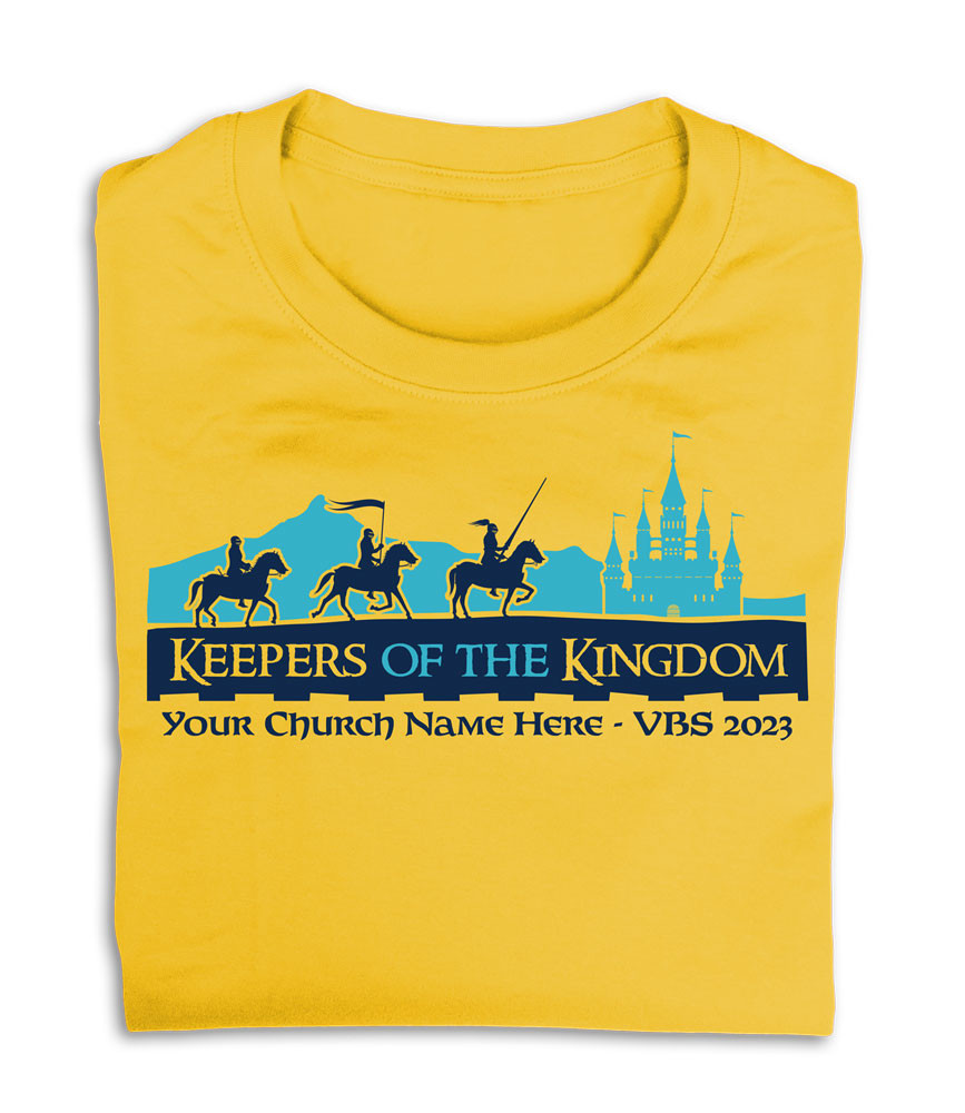 Custom VBS T-Shirts - Keepers of the Kingdom VBS - VKNG020