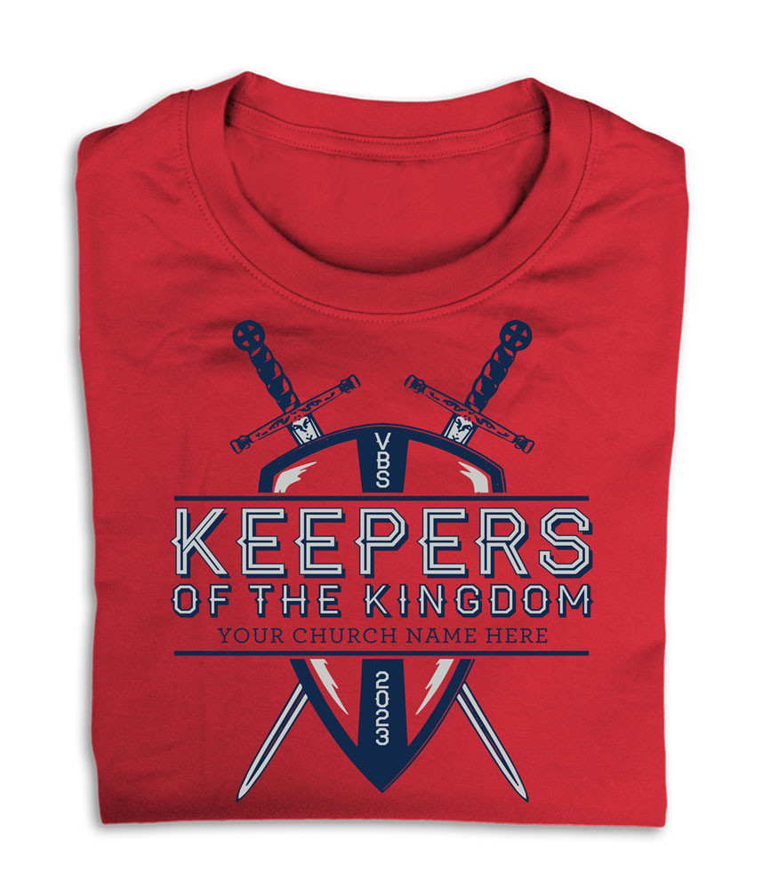 Custom VBS T-Shirts - Keepers of the Kingdom VBS - VKNG010
