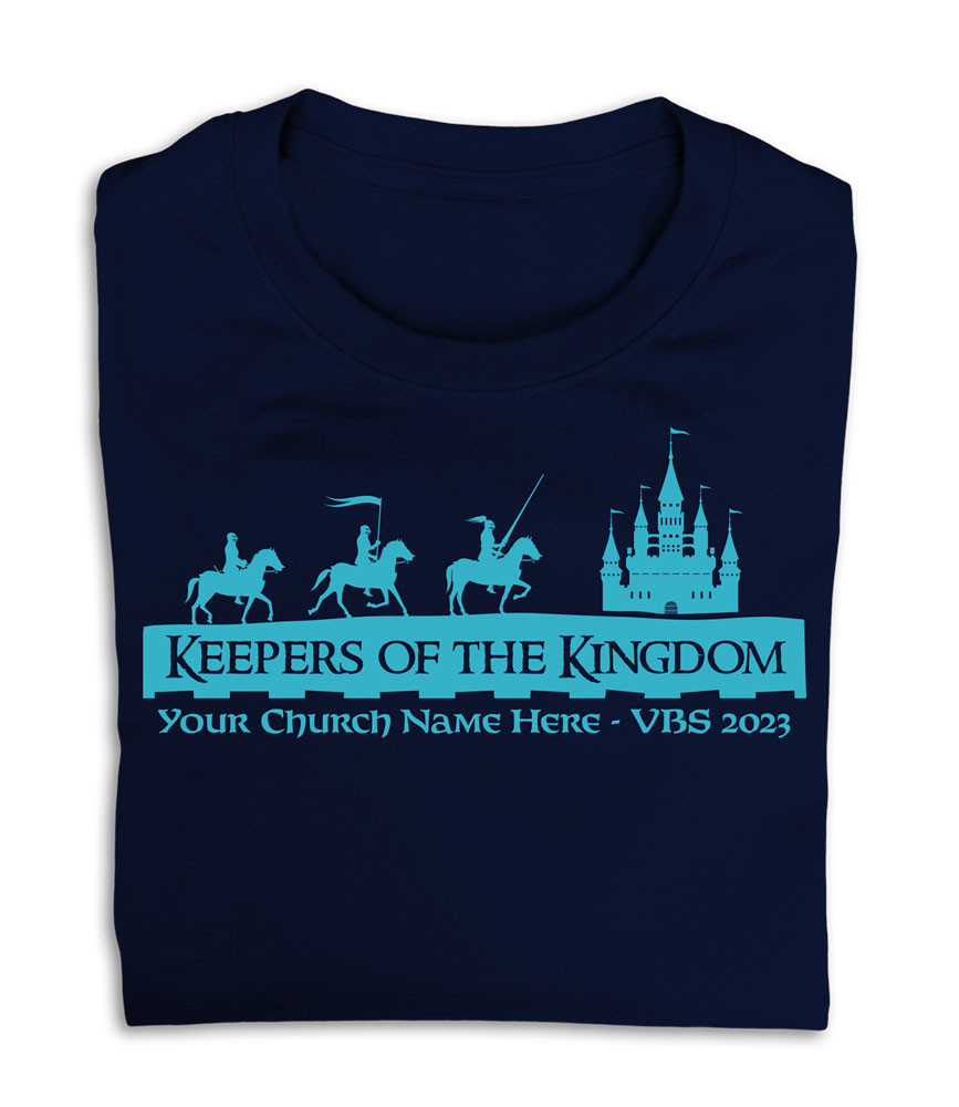 Custom VBS T-Shirts - Keepers of the Kingdom VBS - VKNG021