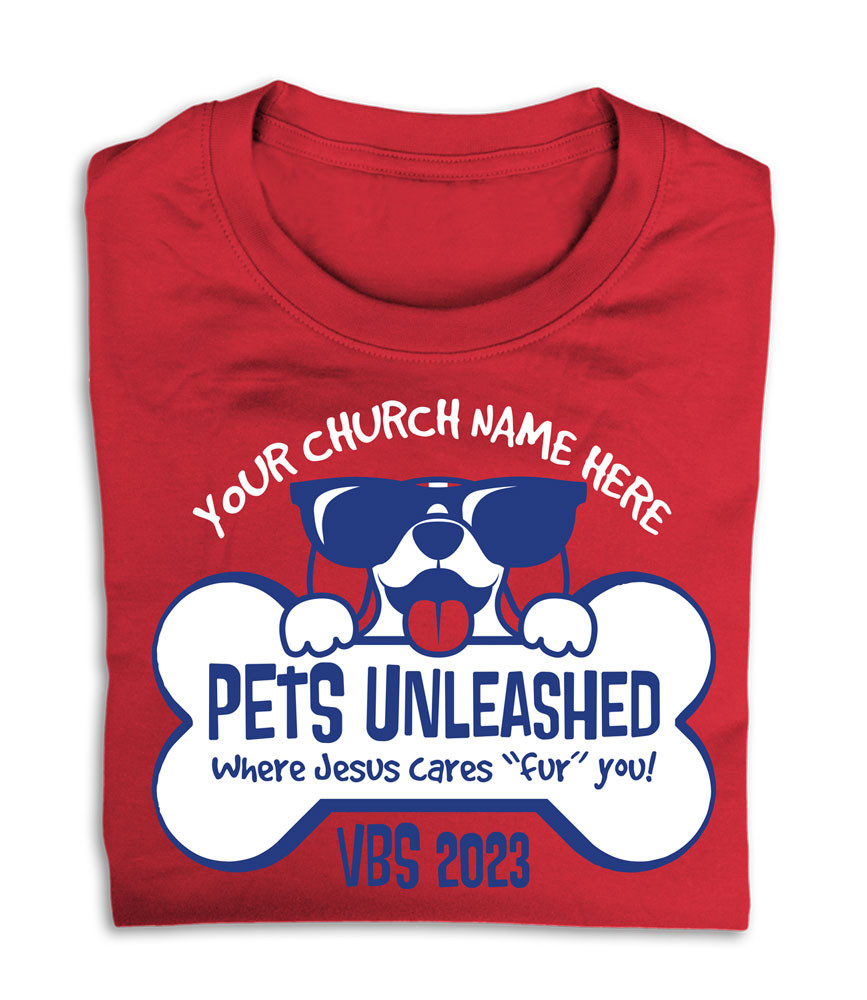 Custom VBS T-Shirts - Pets Unleashed VBS - VPET030