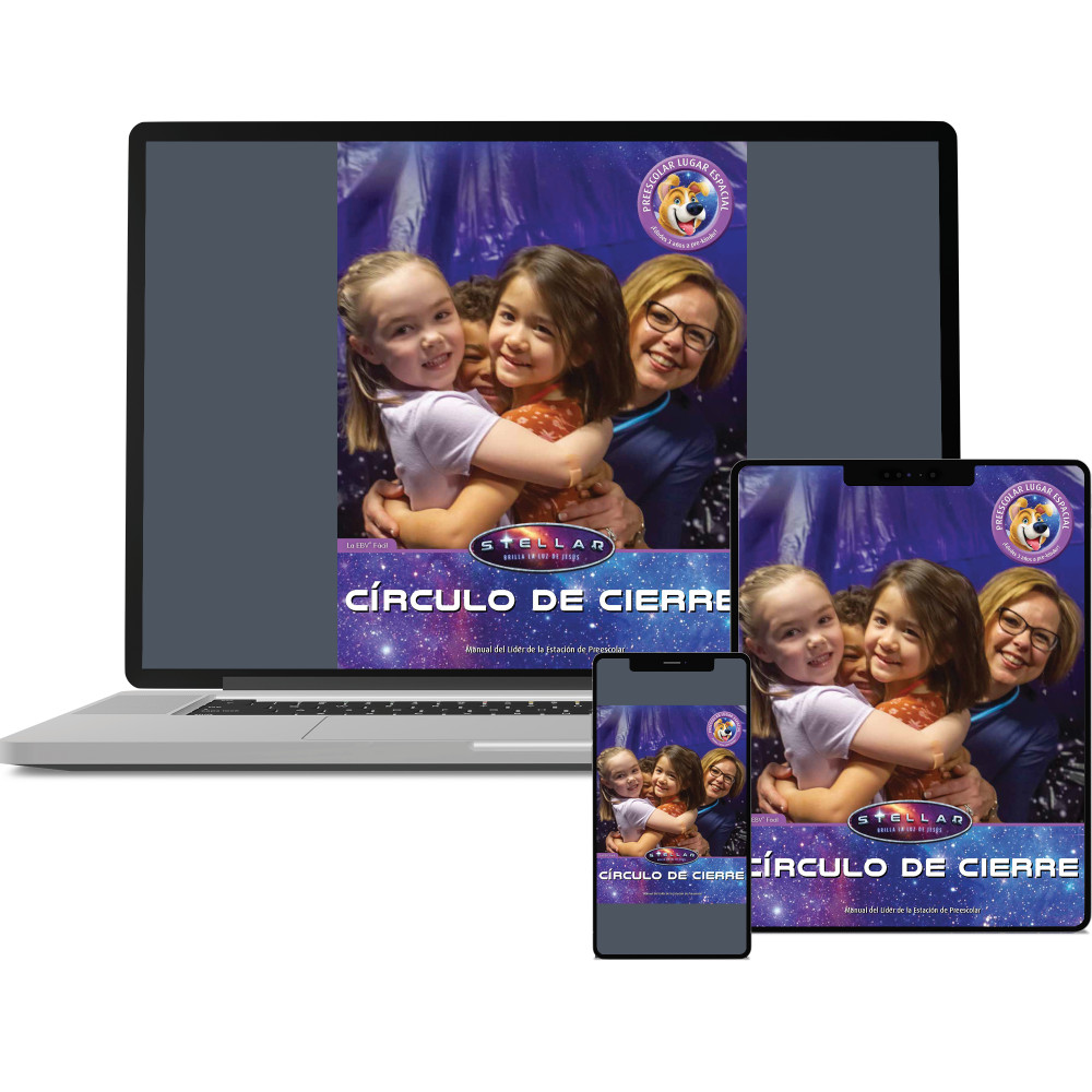 Preschool Closing Circle Leader Manual (Spanish) - Download - Stellar VBS 2023 by Group
