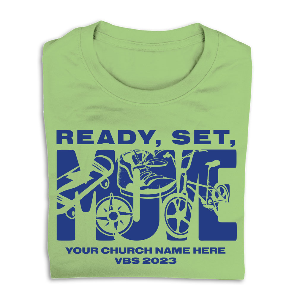 Custom VBS T-Shirts - Ready, Set, Move VBS - VRSM023