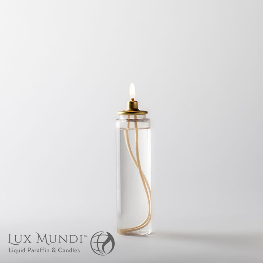 25 Hour Clear Disposable Container for Altar Candle Shell (Case of 36)