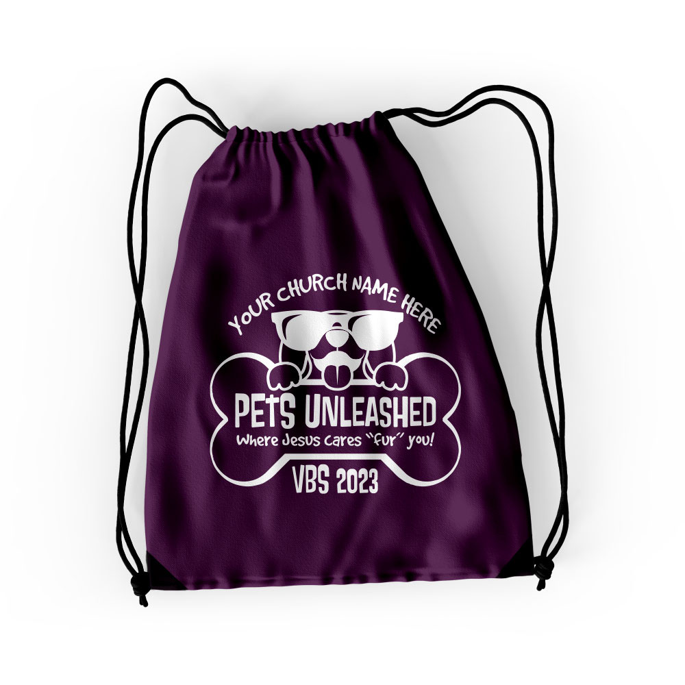 Drawstring Backpack - Pets Unleashed VBS