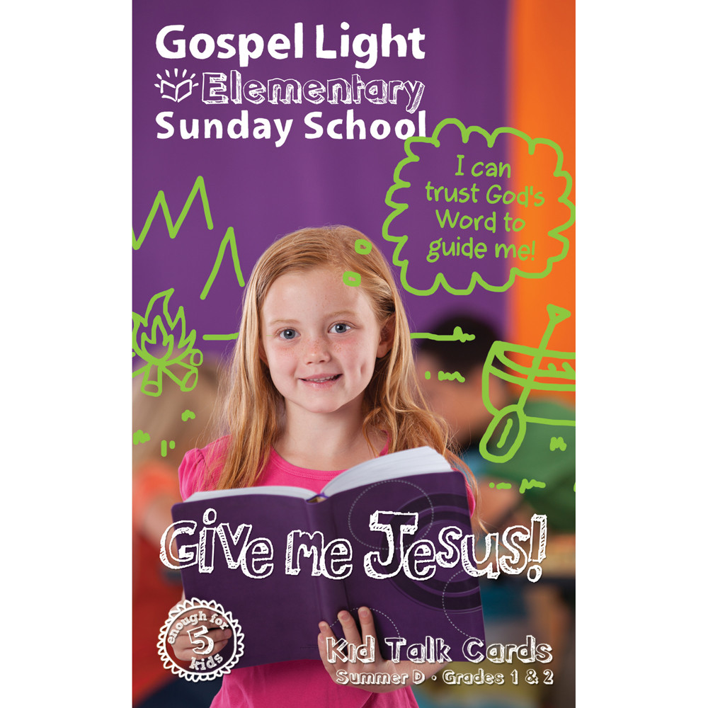 Early Elementary (Grades 1-2) Kid Talk Cards (5 Students) - Gospel Light - Summer D