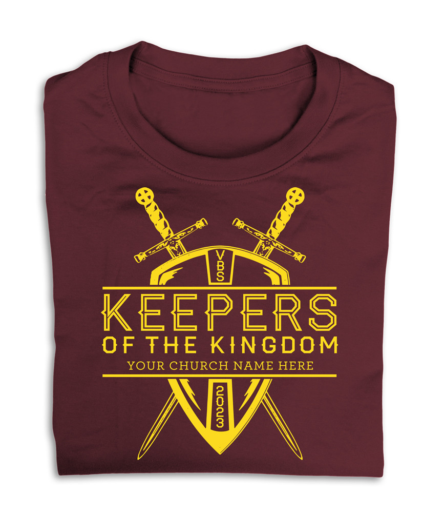 Custom VBS T-Shirts - Keepers of the Kingdom VBS - VKNG017