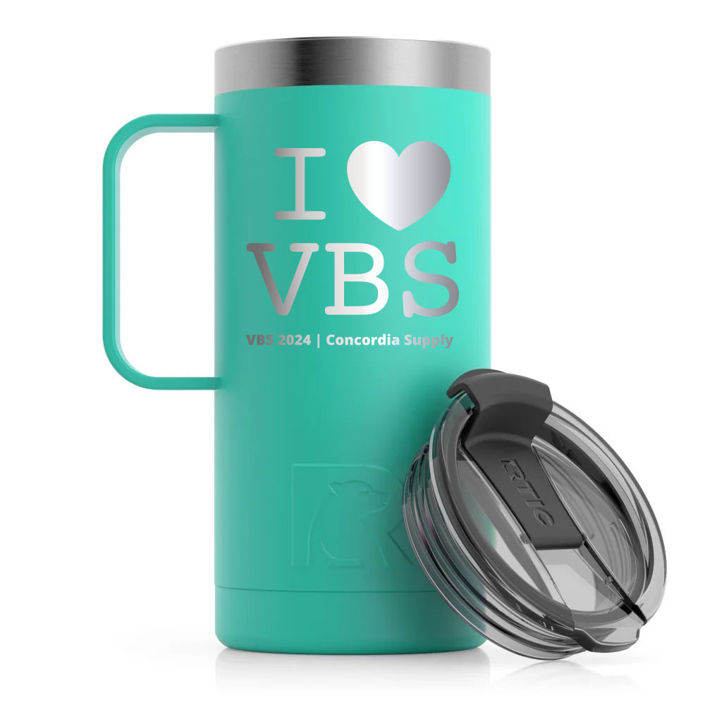 2024 VBS 16oz Travel Mug with Handle - Sea Glass