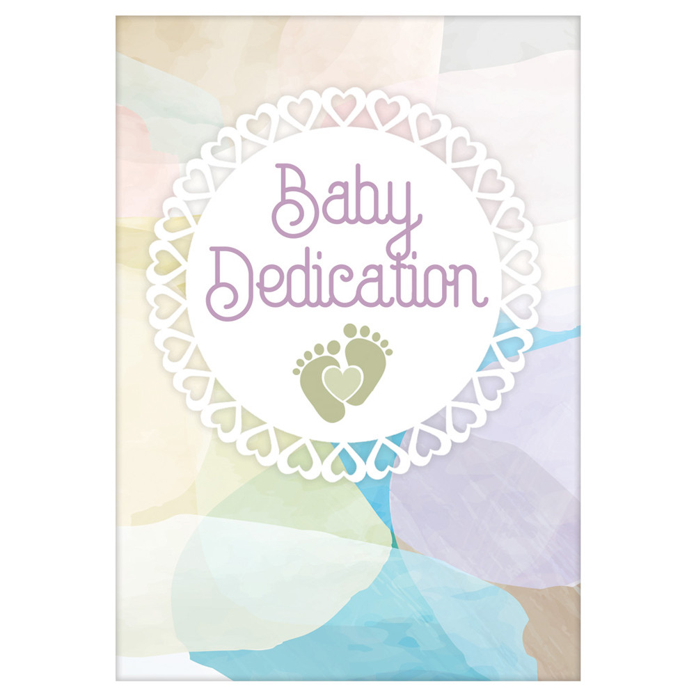 Certificates - Baby Dedication - 5 x 7 - Baby Dedication - Prov 22:6 (NIV) - Pack of 6 - U4381