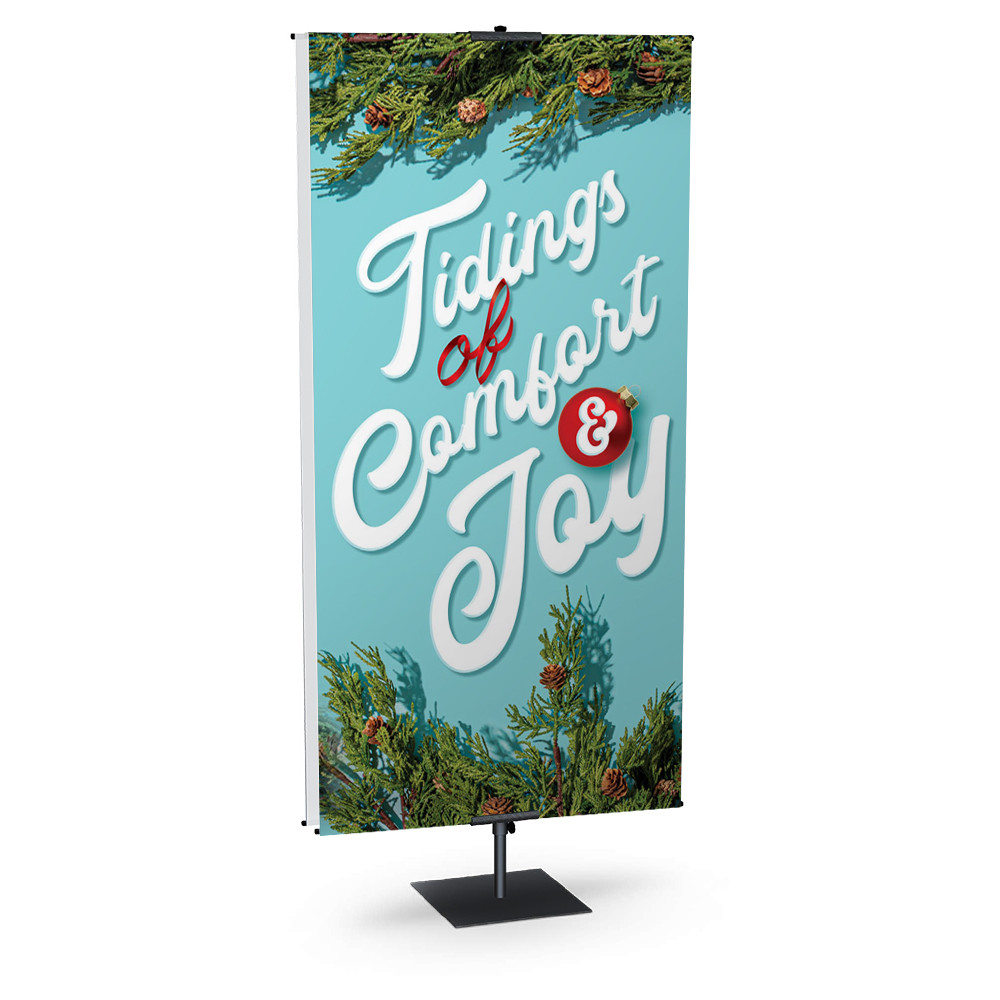 Church Banner - Christmas - Bright Joy Series - Tidings of Comfort and Joy