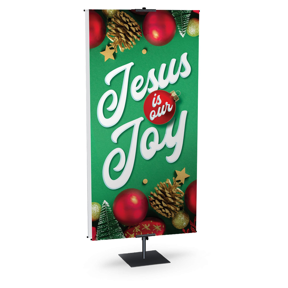 Church Banner - Christmas - Bright Joy Series - Jesus Is Our Joy