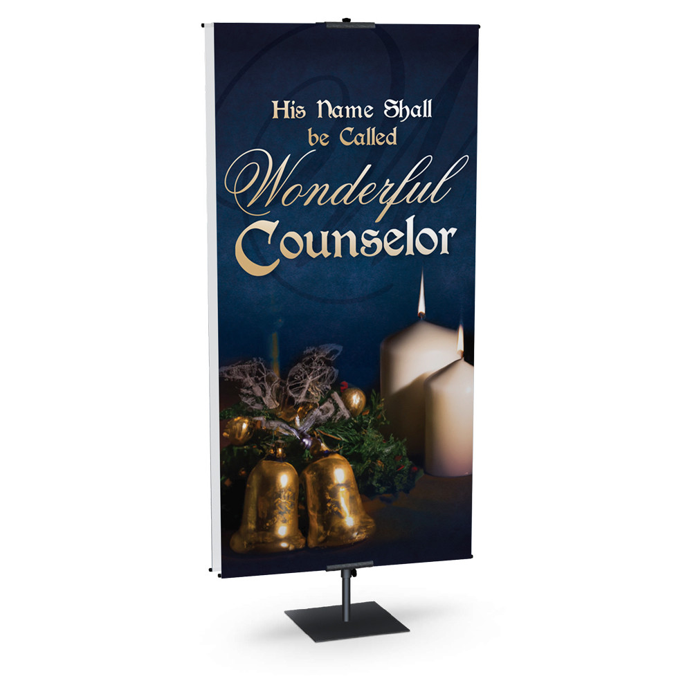 Church Banner - Christmas - Royal Christmas Series - Wonderful Counselor