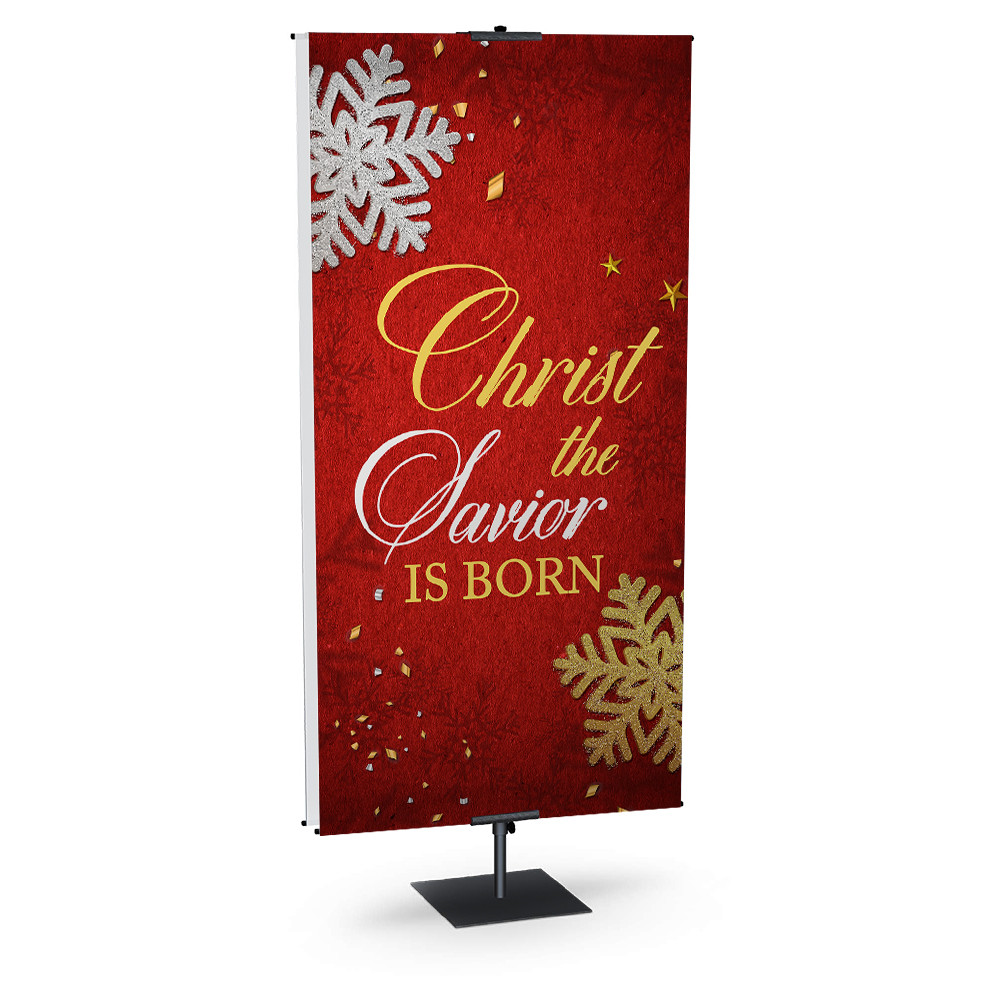 Church Banner - Christmas - Christ The Savior Is Born - BFA232401