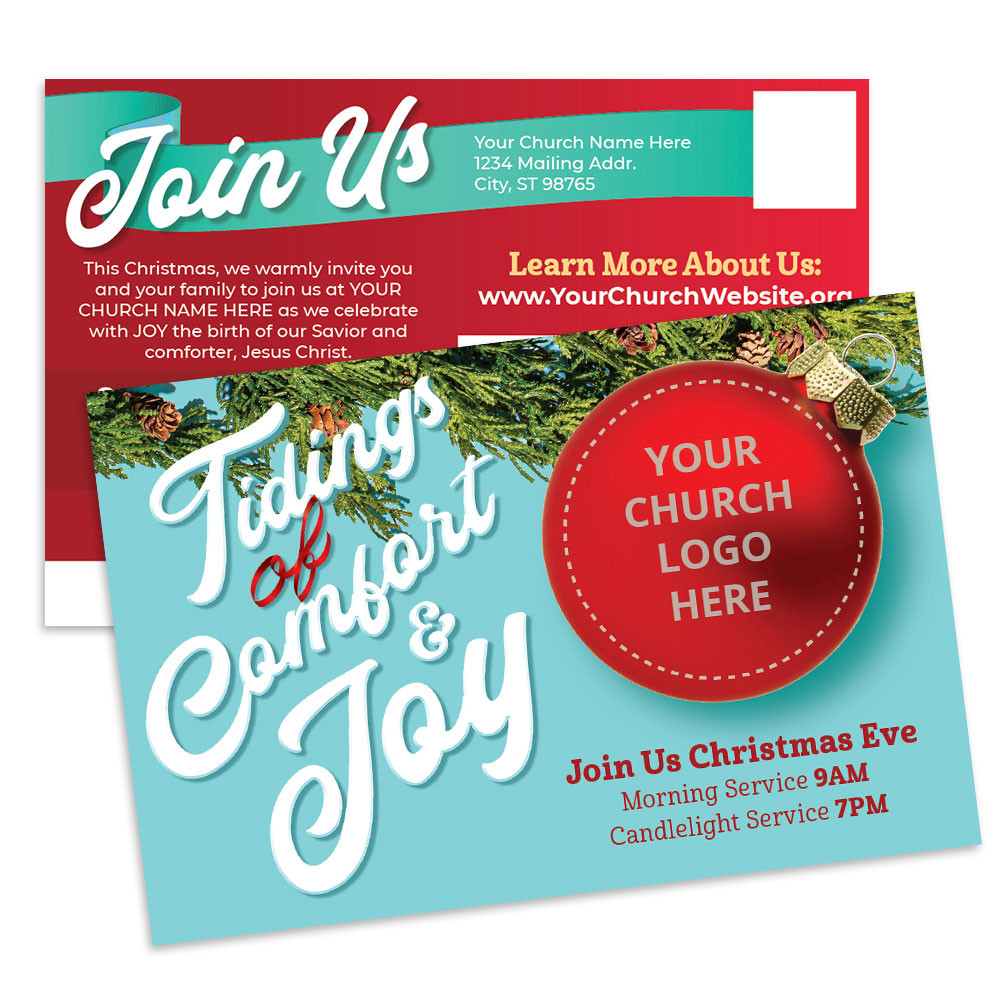 Customizable Postcards - Christmas - Bright Joy Series