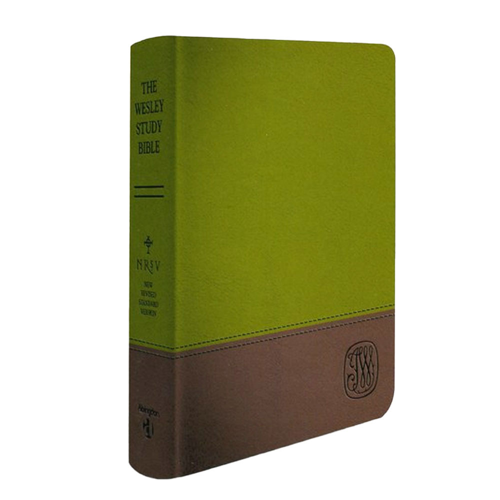 NRSV Wesley Study Bible, Sage Thicket Decotone