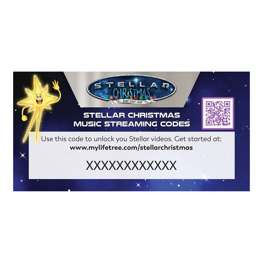 Streaming Music Card (Download) - Stellar Christmas 2023 by Group