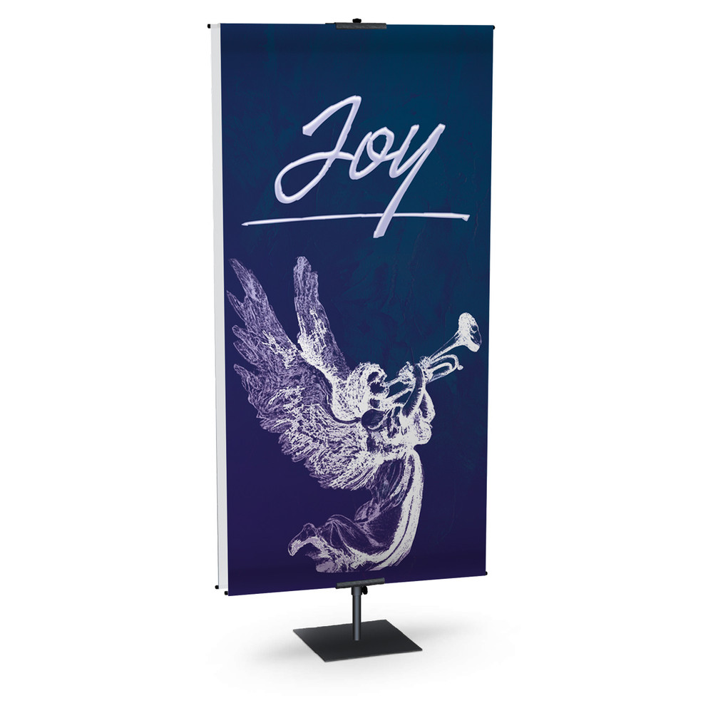 Church Banner - Advent - Joy - Blue Sketch Series