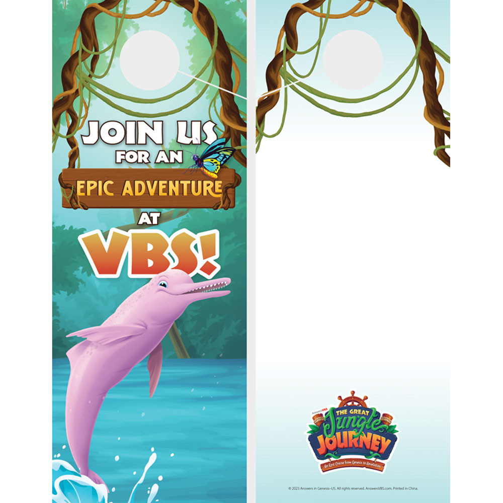 Door Hanger (Pack of 20) - Jungle Journey Answers VBS 2024