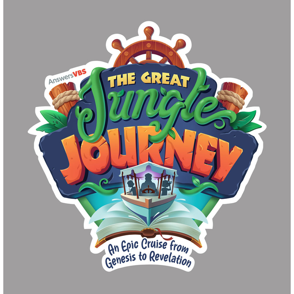 The Great Jungle Journey Ironon Logo (Pack of 10) Jungle Journey