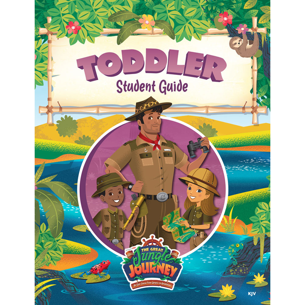 KJV Toddler Student Guide (Pack of 10) - Jungle Journey Answers VBS 2024